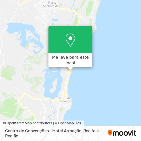 Centro de Convenções - Hotel Armação mapa