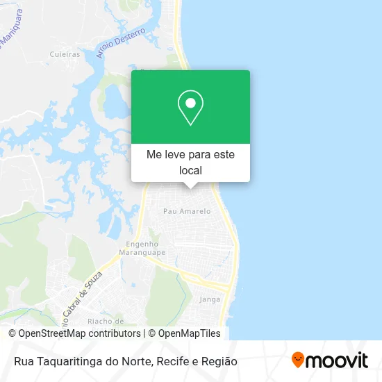 Rua Taquaritinga do Norte mapa