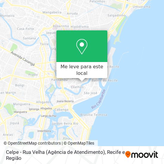 Celpe - Rua Velha (Agência de Atendimento) mapa