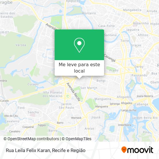 Rua Leila Felix Karan mapa