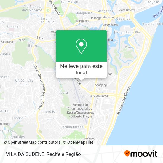 VILA DA SUDENE mapa