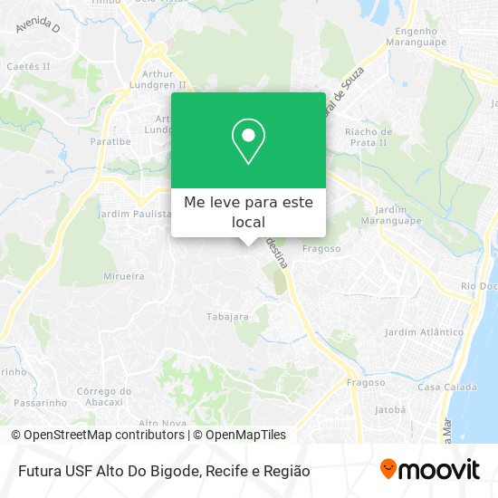 Futura USF Alto Do Bigode mapa