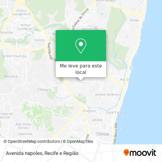 Avenida napoles mapa