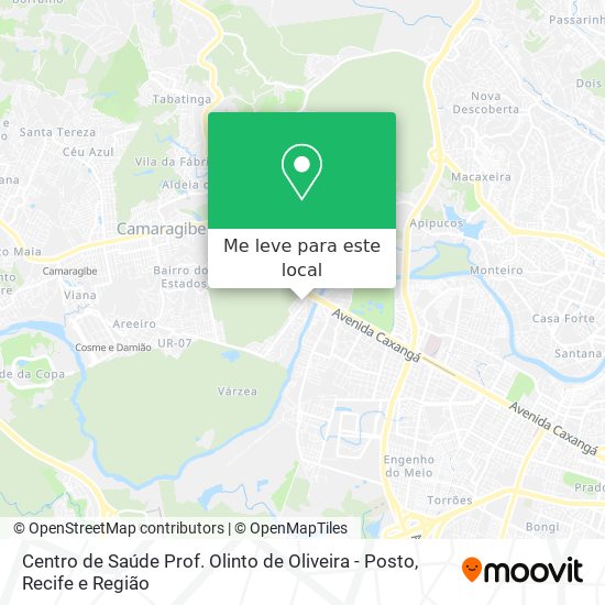 Centro de Saúde Prof. Olinto de Oliveira - Posto mapa