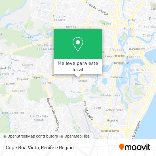 Cope Boa Vista mapa