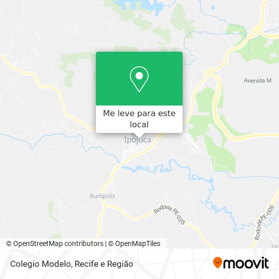 Colegio Modelo mapa