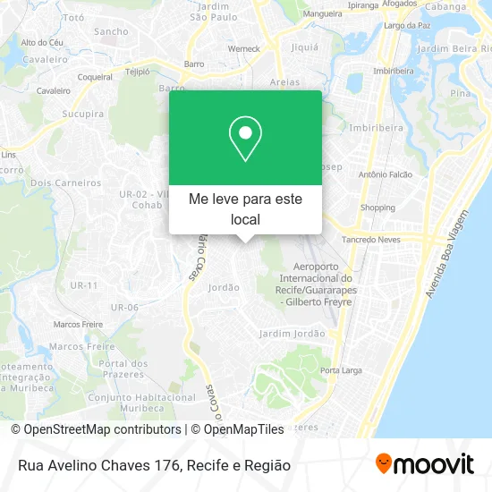 Rua Avelino Chaves 176 mapa