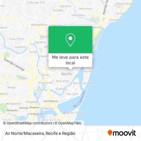 Av Norte/Macaxeira mapa