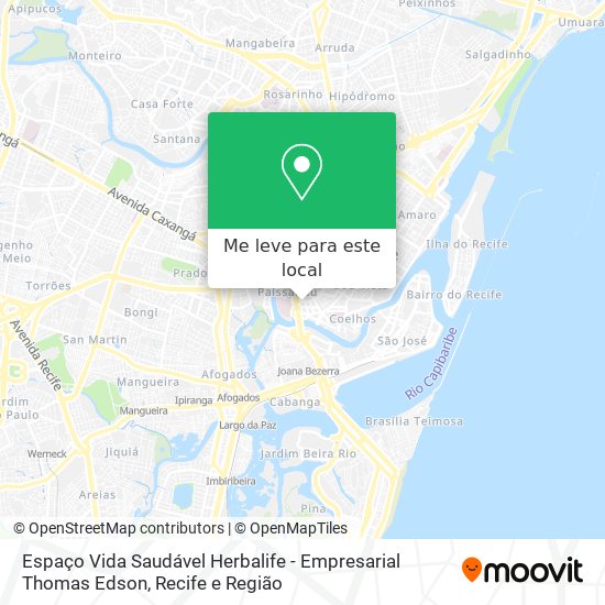 Espaço Vida Saudável Herbalife - Empresarial Thomas Edson mapa