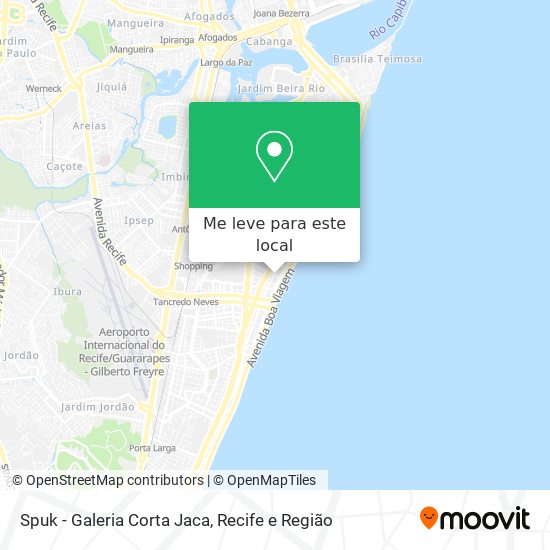 Spuk - Galeria Corta Jaca mapa