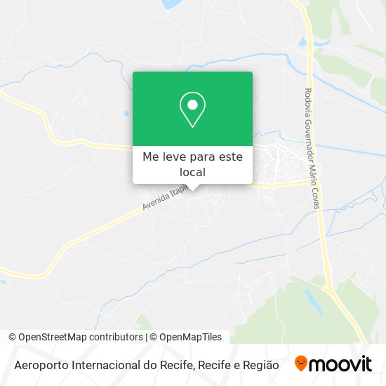 Aeroporto Internacional do Recife mapa