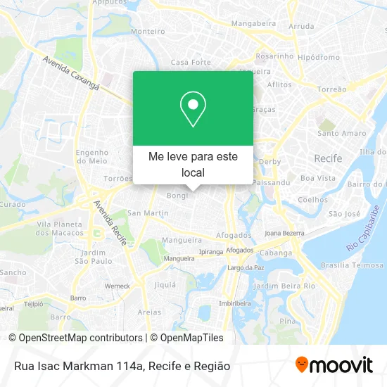 Rua Isac Markman 114a mapa
