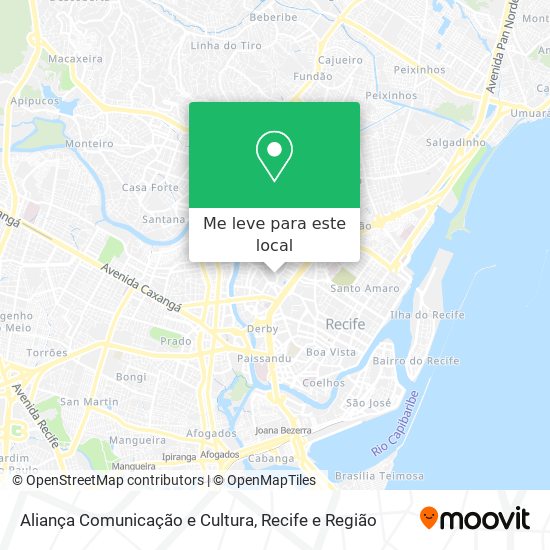 Aliança Comunicação e Cultura mapa