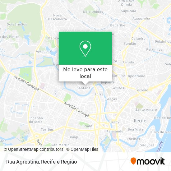 Rua Agrestina mapa
