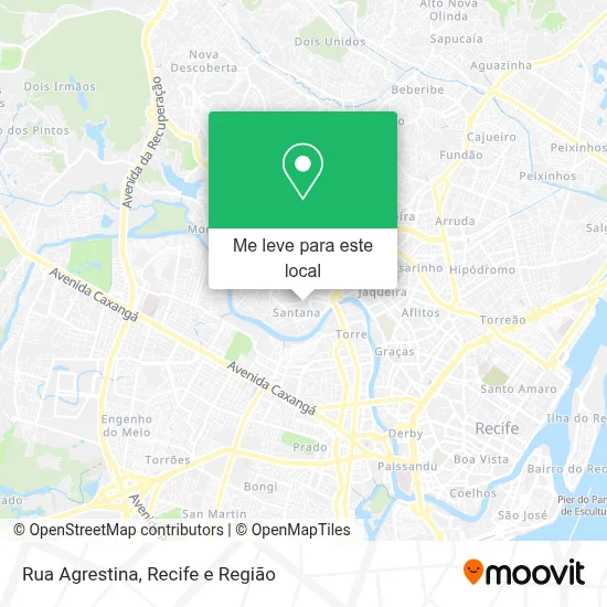 Rua Agrestina mapa