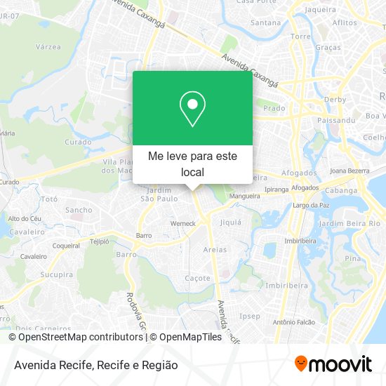 Avenida Recife mapa