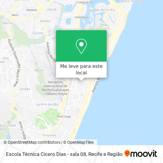 Escola Técnica Cicero Dias - sala 08 mapa