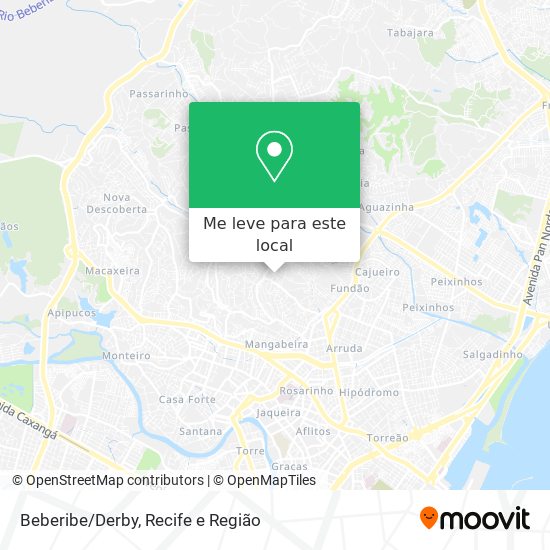 Beberibe/Derby mapa
