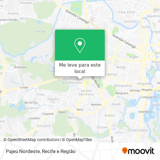 Pajeú Nordeste mapa