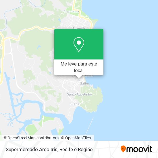 Supermercado Arco Iris mapa