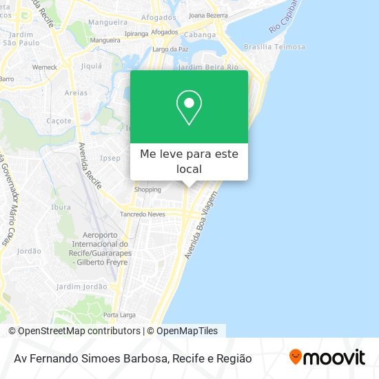 Av Fernando Simoes Barbosa mapa