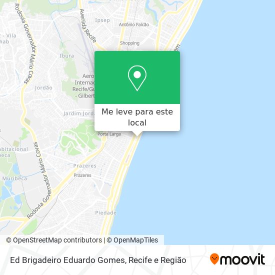 Ed Brigadeiro Eduardo Gomes mapa