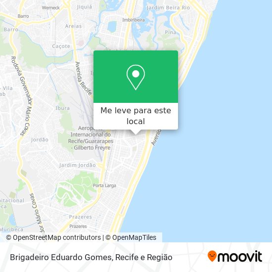 Brigadeiro Eduardo Gomes mapa