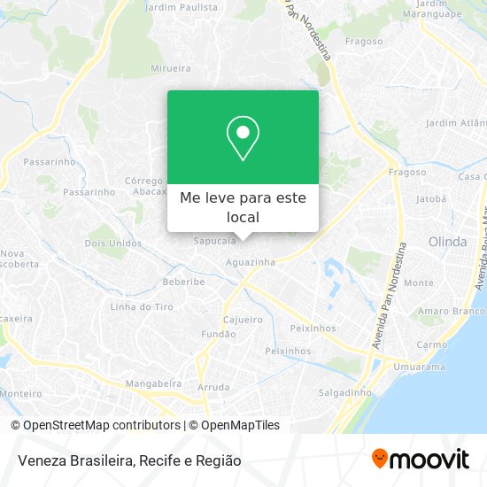 Veneza Brasileira mapa