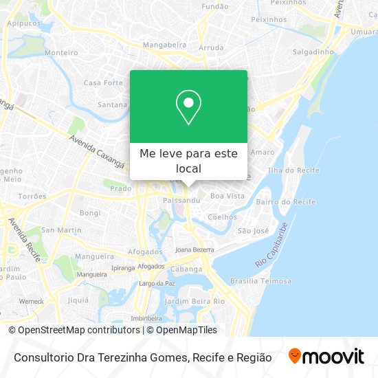 Consultorio Dra Terezinha Gomes mapa