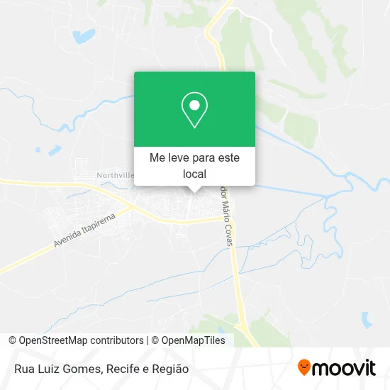 Rua Luiz Gomes mapa