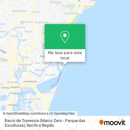Barco de Travessia (Marco Zero - Parque das Esculturas) mapa