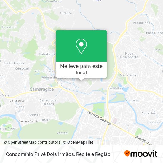 Condomínio Privê Dois Irmãos mapa