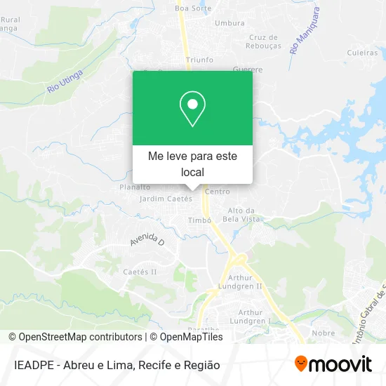 IEADPE - Abreu e Lima mapa