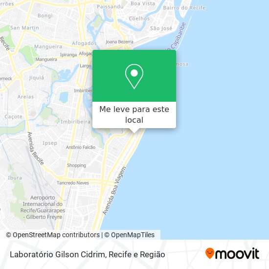 Laboratório Gilson Cidrim mapa
