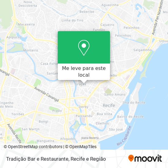 Tradição Bar e Restaurante mapa