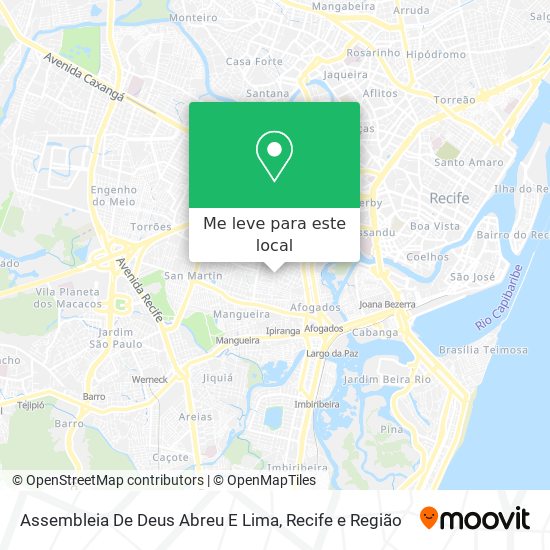 Assembleia De Deus Abreu E Lima mapa