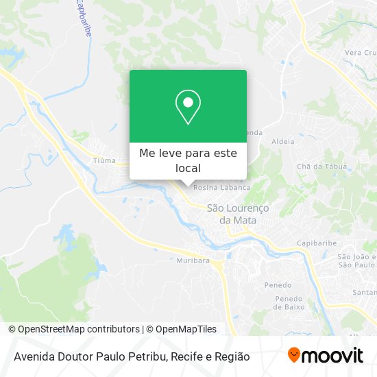Avenida Doutor Paulo Petribu mapa