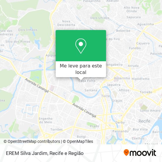 EREM Silva Jardim mapa