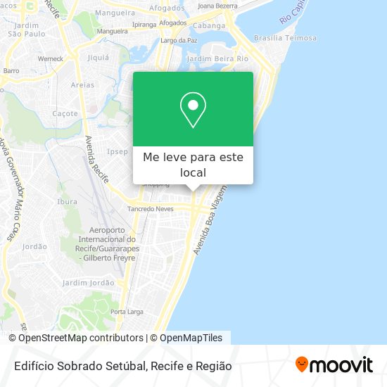 Edifício Sobrado Setúbal mapa