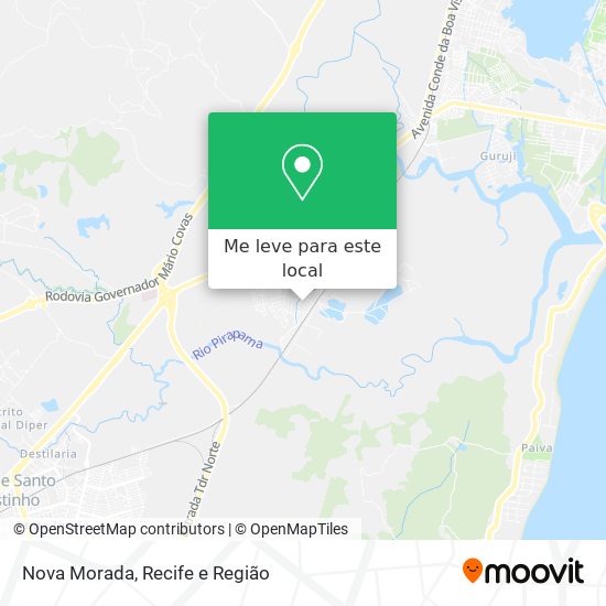 Nova Morada mapa