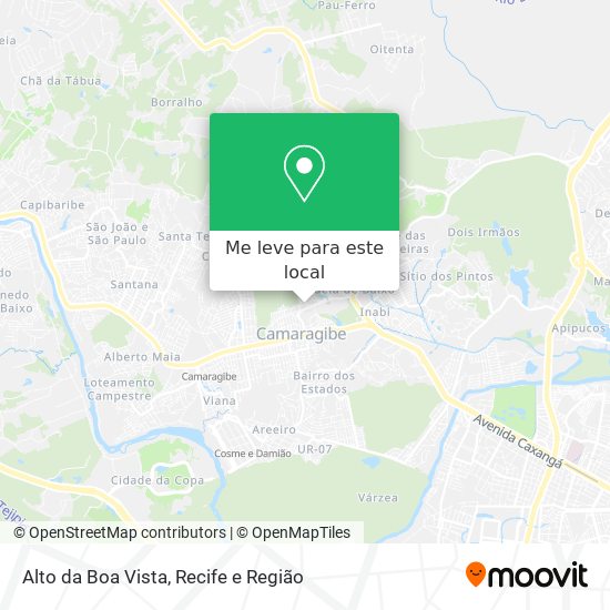 Alto da Boa Vista mapa