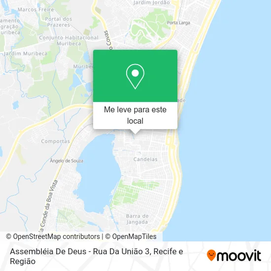 Assembléia De Deus - Rua Da União 3 mapa