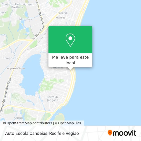 Auto Escola Candeias mapa