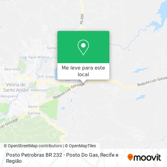Posto Petrobras BR 232 - Posto Do Gas mapa