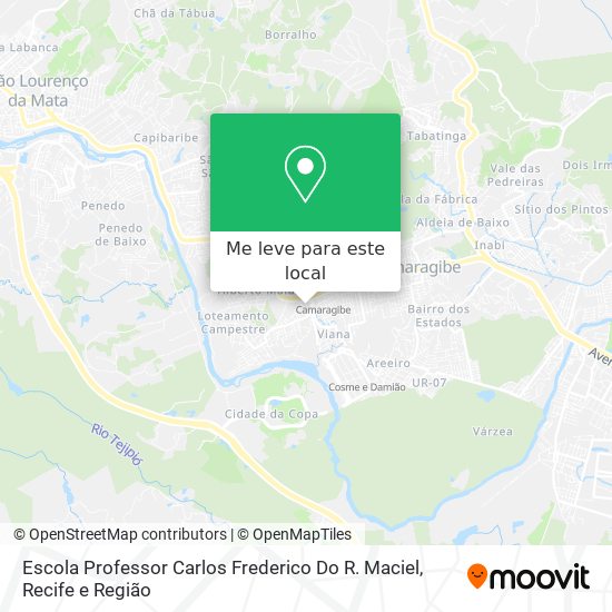 Escola Professor Carlos Frederico Do R. Maciel mapa
