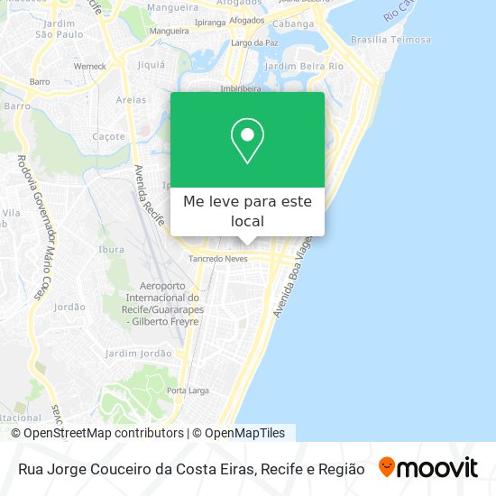 Rua Jorge Couceiro da Costa Eiras mapa