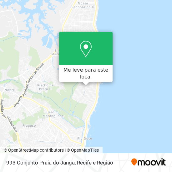 993 Conjunto Praia do Janga mapa