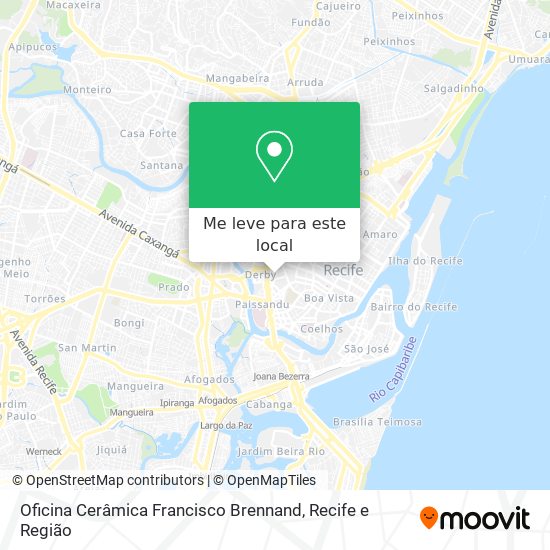 Oficina Cerâmica Francisco Brennand mapa