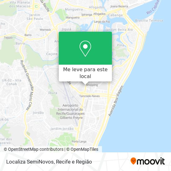 Localiza SemiNovos mapa