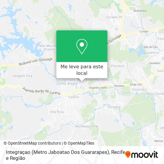 Integraçao (Metro Jaboatao Dos Guararapes) mapa